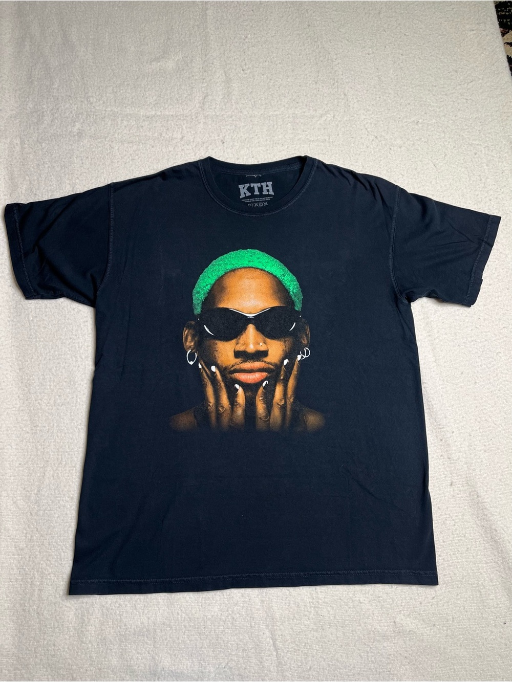 KTH Kill The Hype Dennis Rodman “Bad As I Wanna Be” T Shirt Mens L Bulls Jersey
